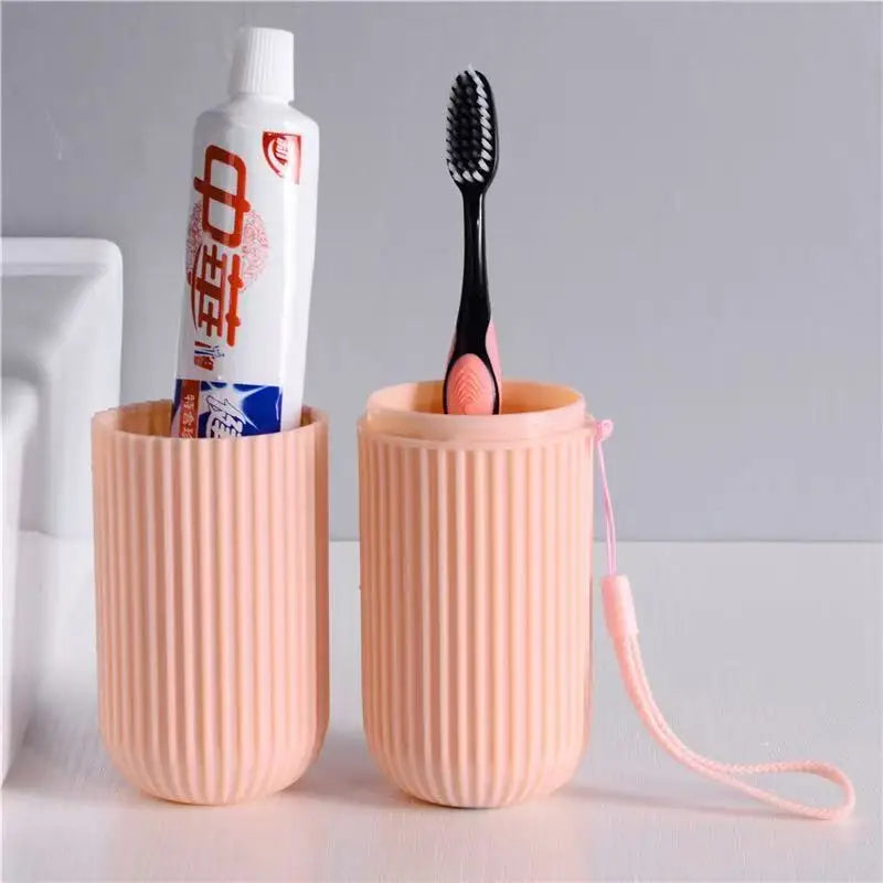 Toothbrush Travel Case with Protective Holder and Ventilation