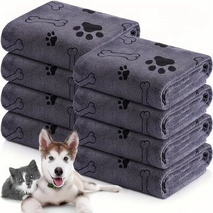 Microfiber Dog Towel – Quick Dry Absorbent Pet Bath Towel