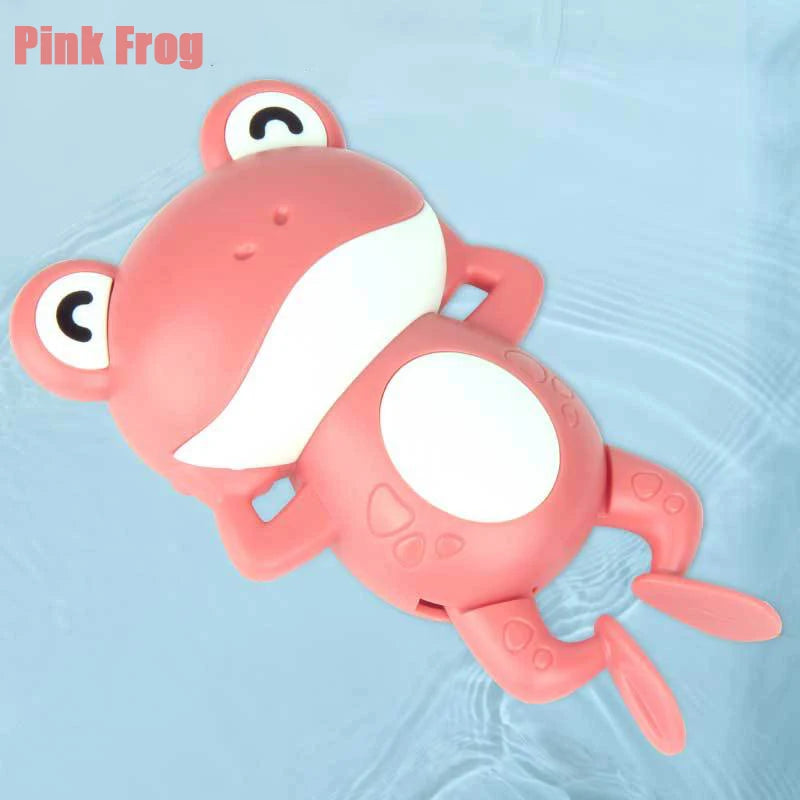 Baby Bath Toys – Wind-Up Swimming Turtle & Whale Water Toys