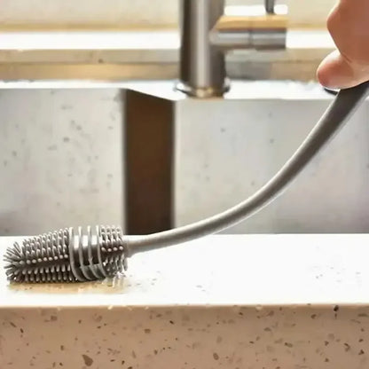 Silicone Bottle Brush – Long Handle Cup Cleaning Tool