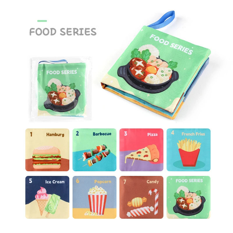 Baby Sensory Book – Soft Touch & Feel High Contrast Learning Toy
