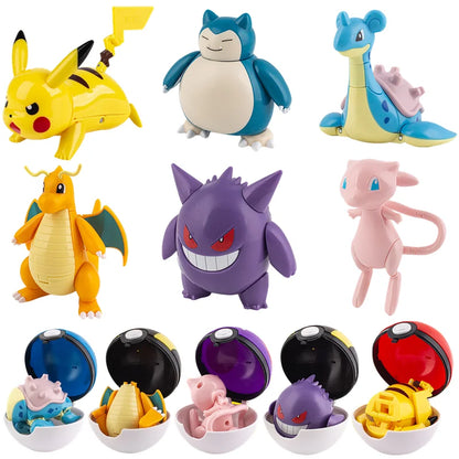Anime Figure Set, 8cm PVC Collectible Character Models