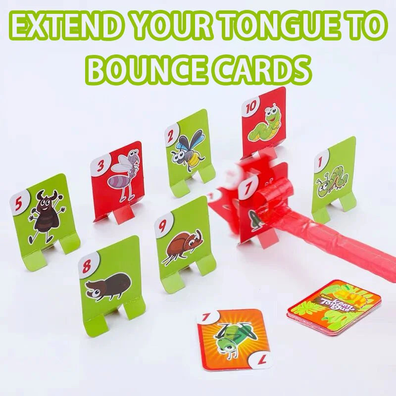Frog Tongue Game – Funny Card Board Game for Family Parties