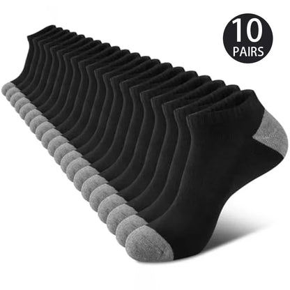 10 Pairs Women's Breathable Casual Socks for Everyday & Outdoor Wear