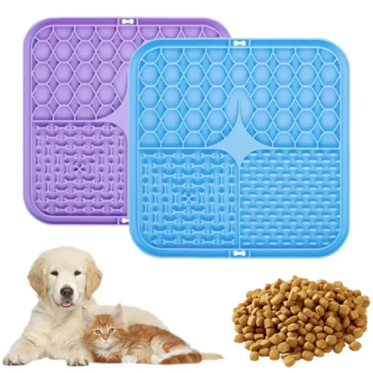 Dog Lick Mat for Slow Feeding, Training and Bath Time Distraction