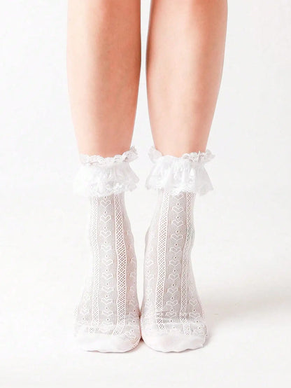 Women's Warm Socks Thick Mid Length Casual Socks for Cold Weather