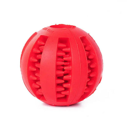 Dog Treat Dispensing Ball – Rubber Chew Toy for Dogs & Puppies