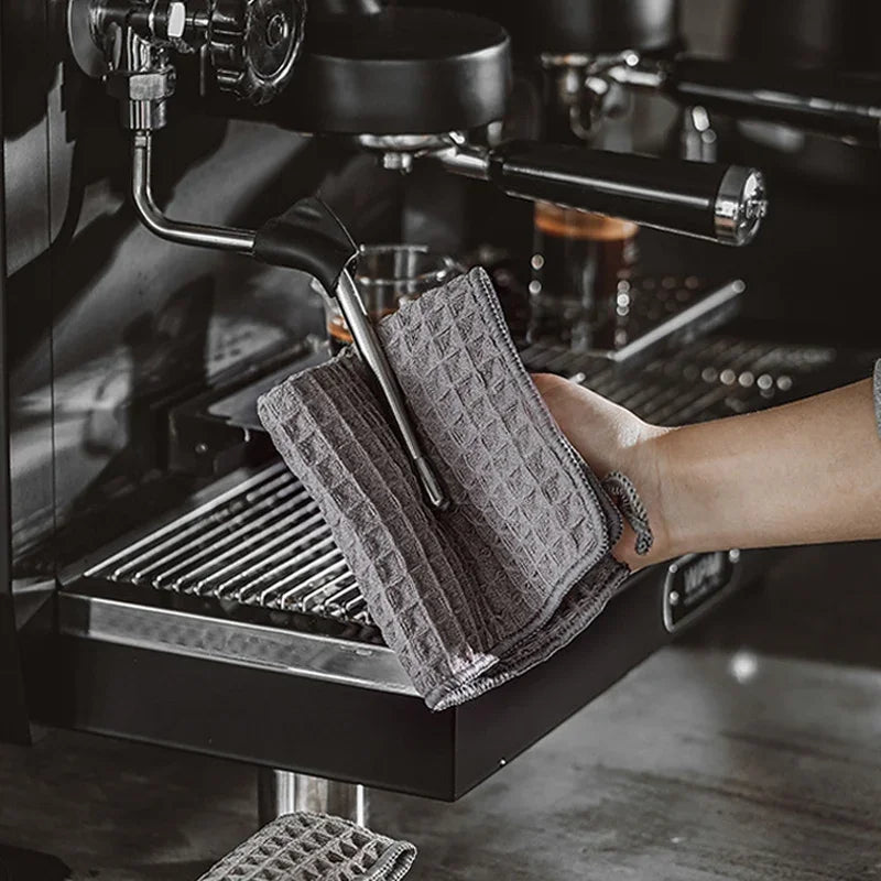 Coffee Machine Cleaning Cloth – Absorbent Microfiber Barista Towel