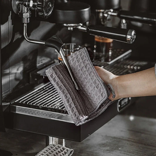 Coffee Machine Cleaning Cloth – Absorbent Microfiber Barista Towel