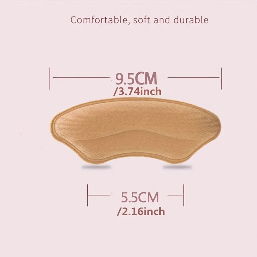 8-Pack Heel Pads for Shoes – Self-Adhesive Heel Grips for Better Fit