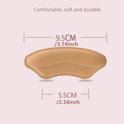 8-Pack Heel Pads for Shoes – Self-Adhesive Heel Grips for Better Fit