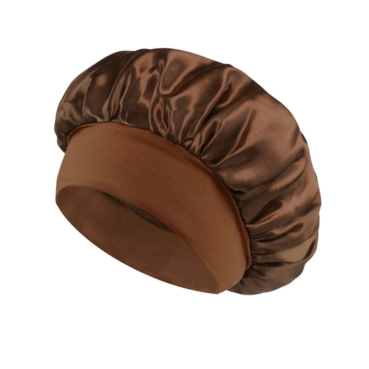 Satin Hair Bonnet for Sleeping – Large Silk Lined Hair Wrap Cap