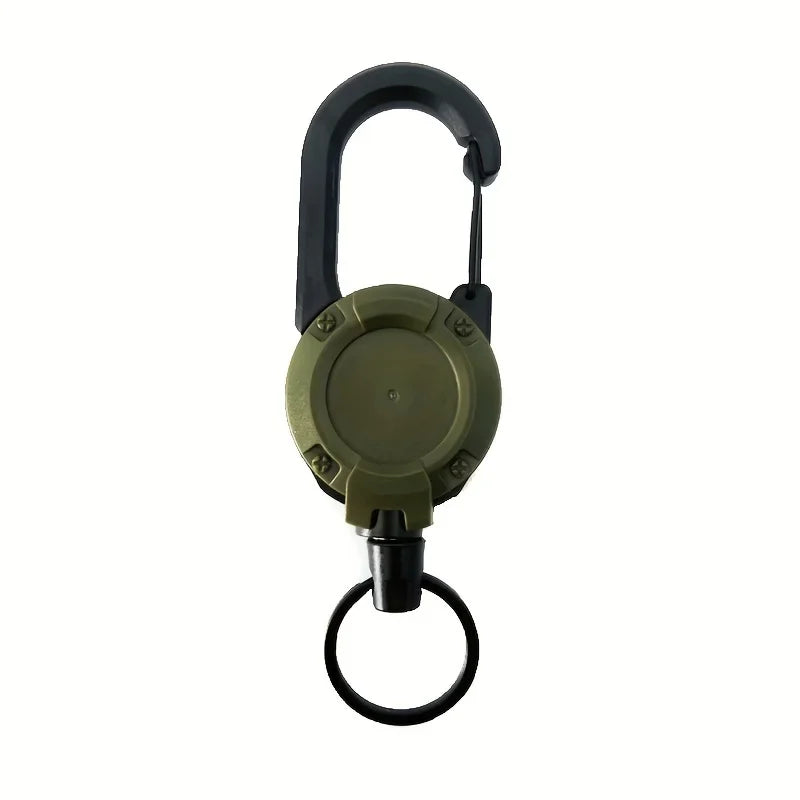 Retractable Keychain – Badge Reel with Carabiner Clip for Bags