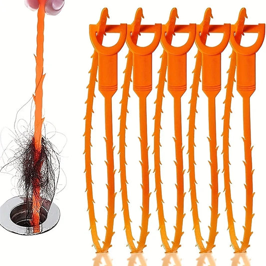 Drain Snake Tool – Hand Crank Hair Clog Remover for Sinks