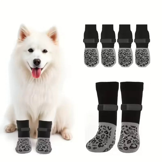 Dog Paw Protectors – Anti-Slip Boots with Traction