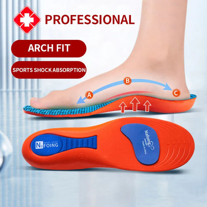 Sports Insoles with Arch Support and Shock Absorption for Running