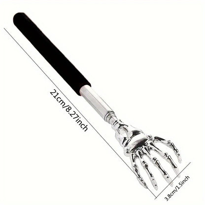 Telescopic Back Scratcher – Extendable Stainless Steel Long Reach Tool