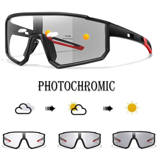 Photochromic Cycling Sunglasses for MTB Road Bike and Outdoor Sports