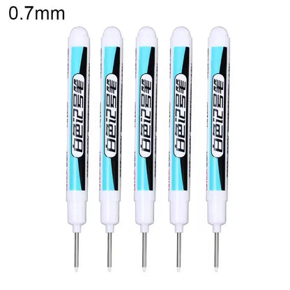 White Paint Marker Pen for Wood, Glass, Metal & Plastic