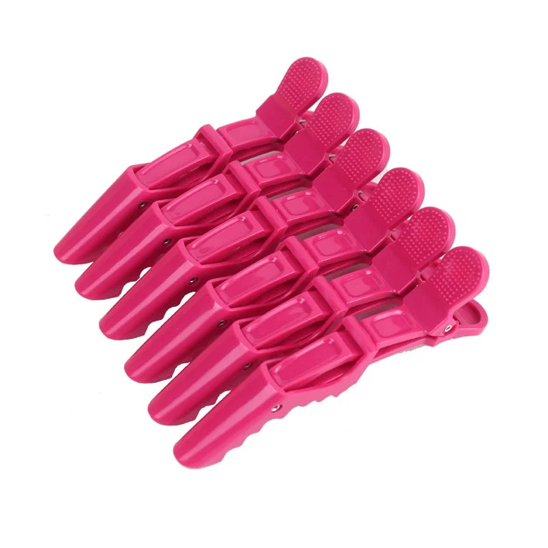 6PCS Alligator Hair Clips – Salon Hair Sectioning & Styling Clips