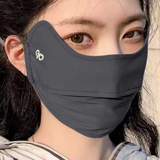 UV Protection Face Scarf with UPF 50+ Ice Silk Summer Cover