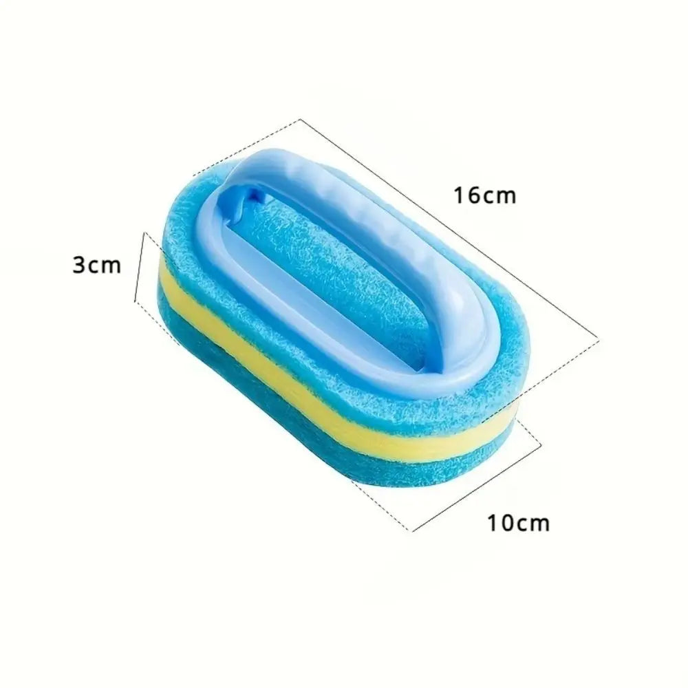 Kitchen Cleaning Sponge with Handle – Easy Grip Scrubber