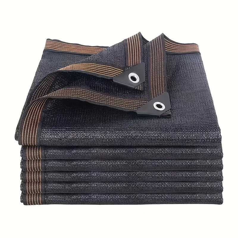Black Shade Cloth with Grommets for Garden, Patio, Pergola & Greenhouse