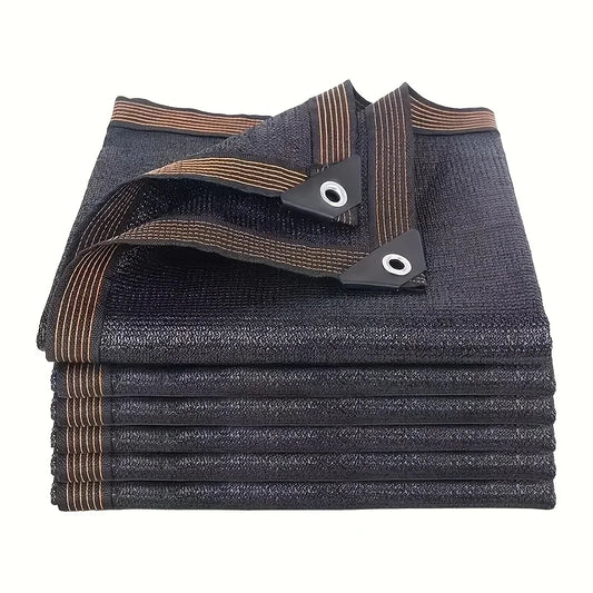 Black Shade Cloth with Grommets for Garden, Patio, Pergola & Greenhouse