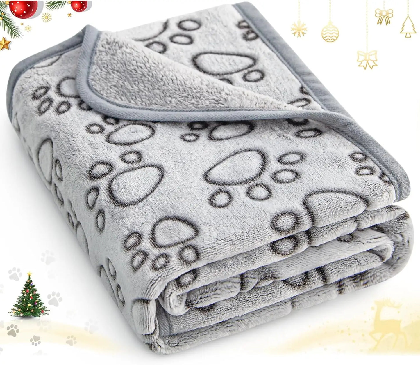 Dog Blanket – Soft Washable Pet Blanket for Dogs, Puppies & Cats