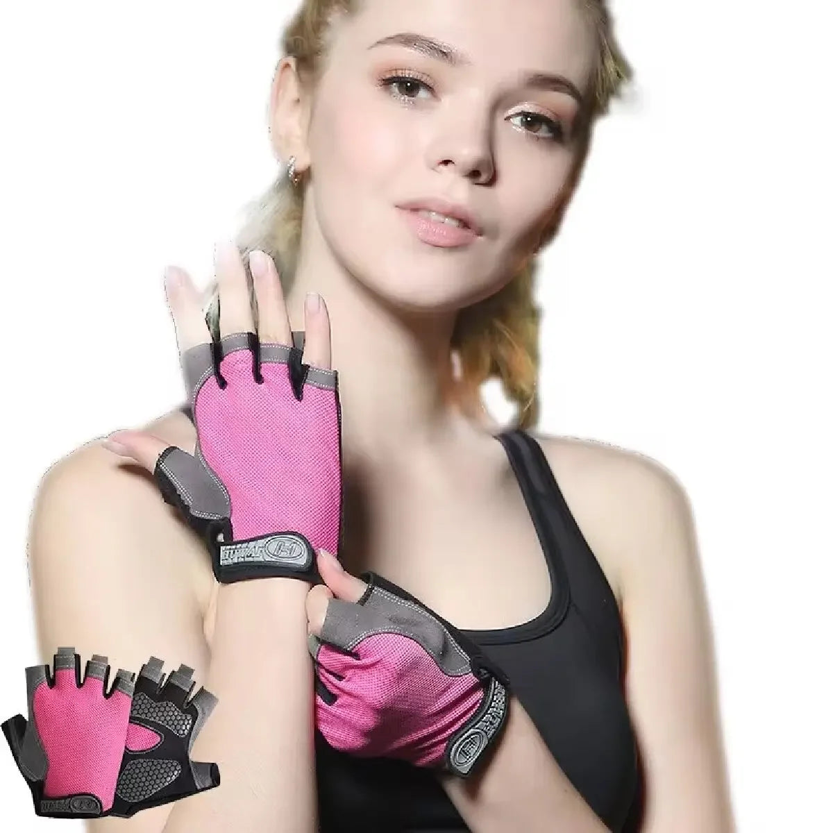 Fingerless Cycling Gloves for Gym, Bike and Outdoor Sports