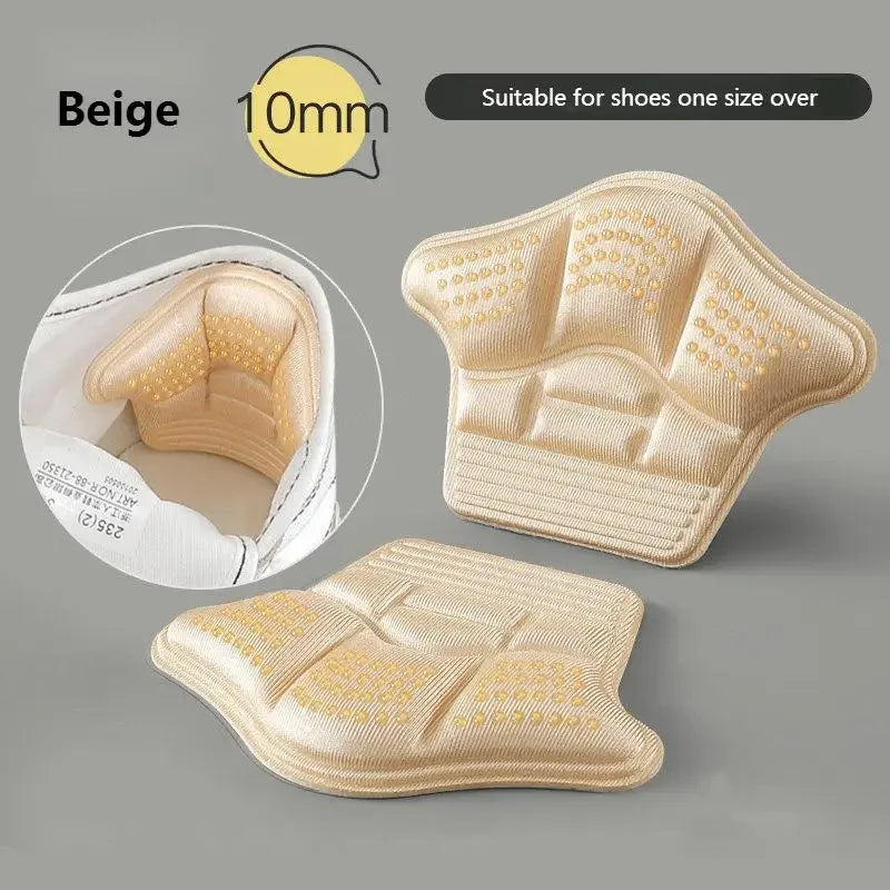 Heel Cushion Inserts for Shoes with Anti-Wear Heel Protection