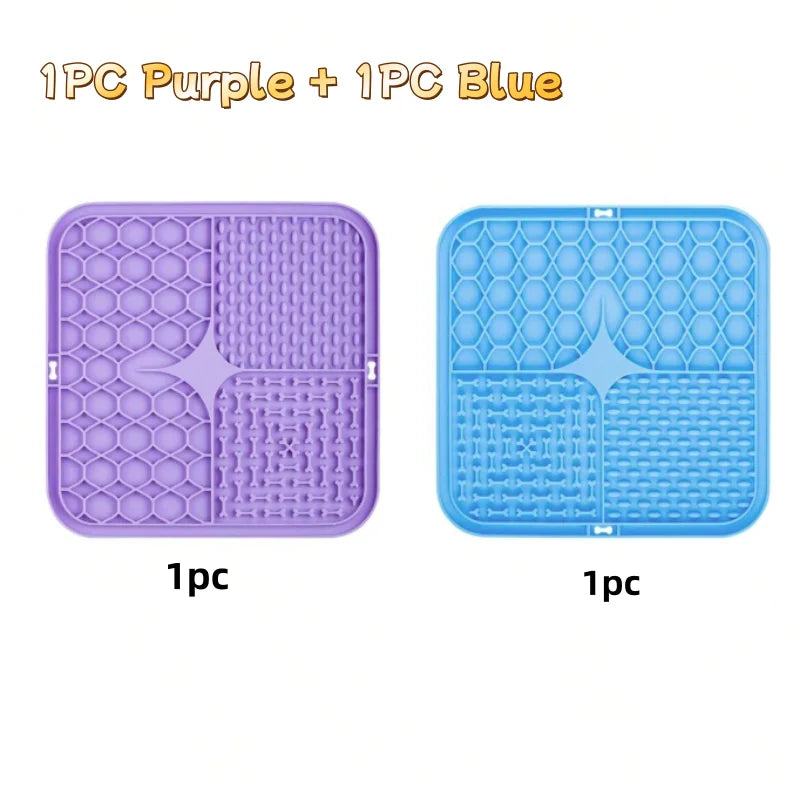 Dog Lick Mat for Slow Feeding, Training and Bath Time Distraction