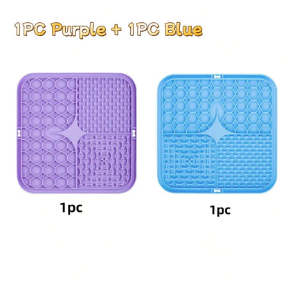 Dog Lick Mat for Slow Feeding, Training and Bath Time Distraction