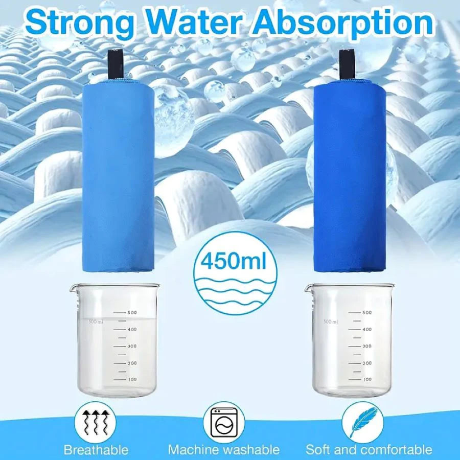 Quick Dry Microfiber Towel for Travel, Beach, Gym & Swimming