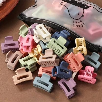 Matte Hair Claw Clips for Women – 20 Piece Candy Color Set