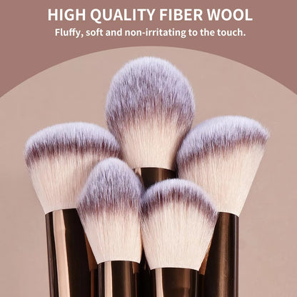 13PCS Makeup Brush Set – Foundation, Concealer, Powder & Eyeshadow Brushes