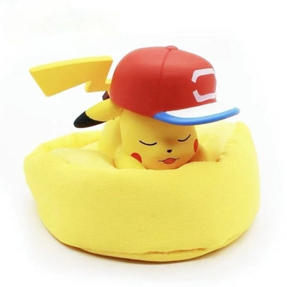 Miniature Animal Figures Set – Sleeping PVC Collectible Models