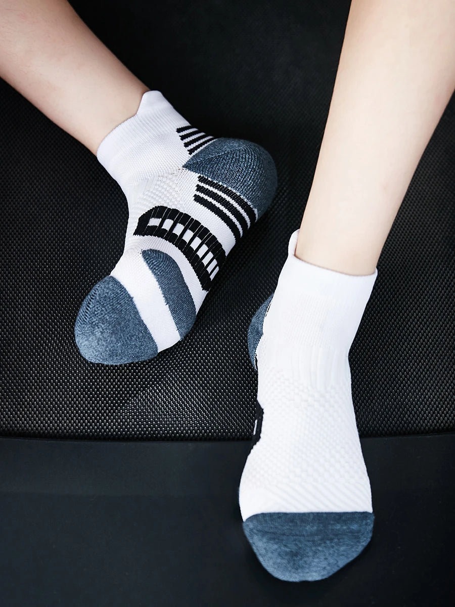 Non-Slip Running Socks – 3 Pairs Quick-Dry Athletic Sports Socks