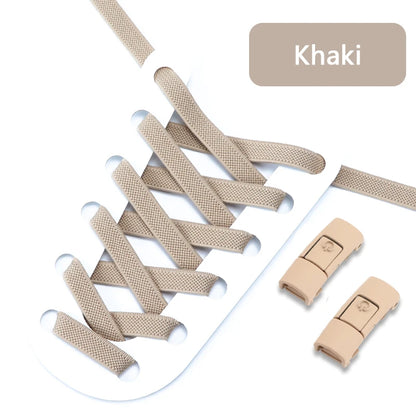 No Tie Shoe Laces with Press Lock for Kids and Adults