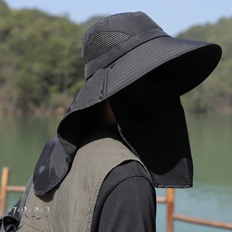 Sun Hat with Neck Flap for Fishing, Hiking & Outdoor Activities