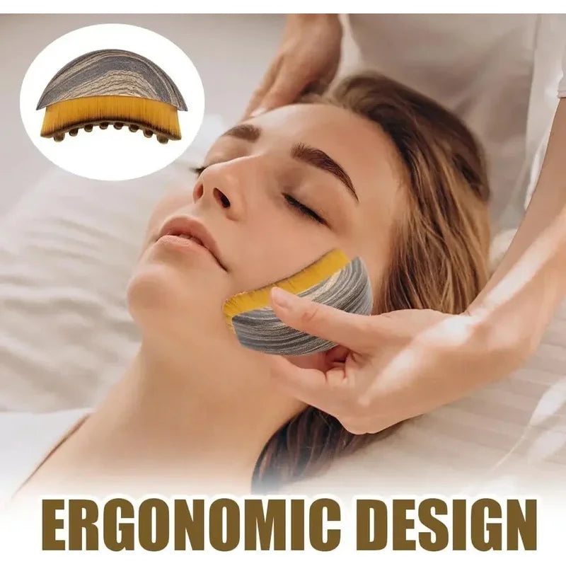 Lymphatic Drainage Face Brush – Soft Bristle Facial Massage Tool