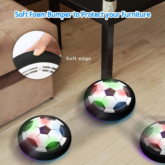 LED Hover Soccer Ball for Kids with Foam Bumper