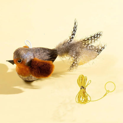 Interactive Bird Cat Toy Plush for Chewing and Play