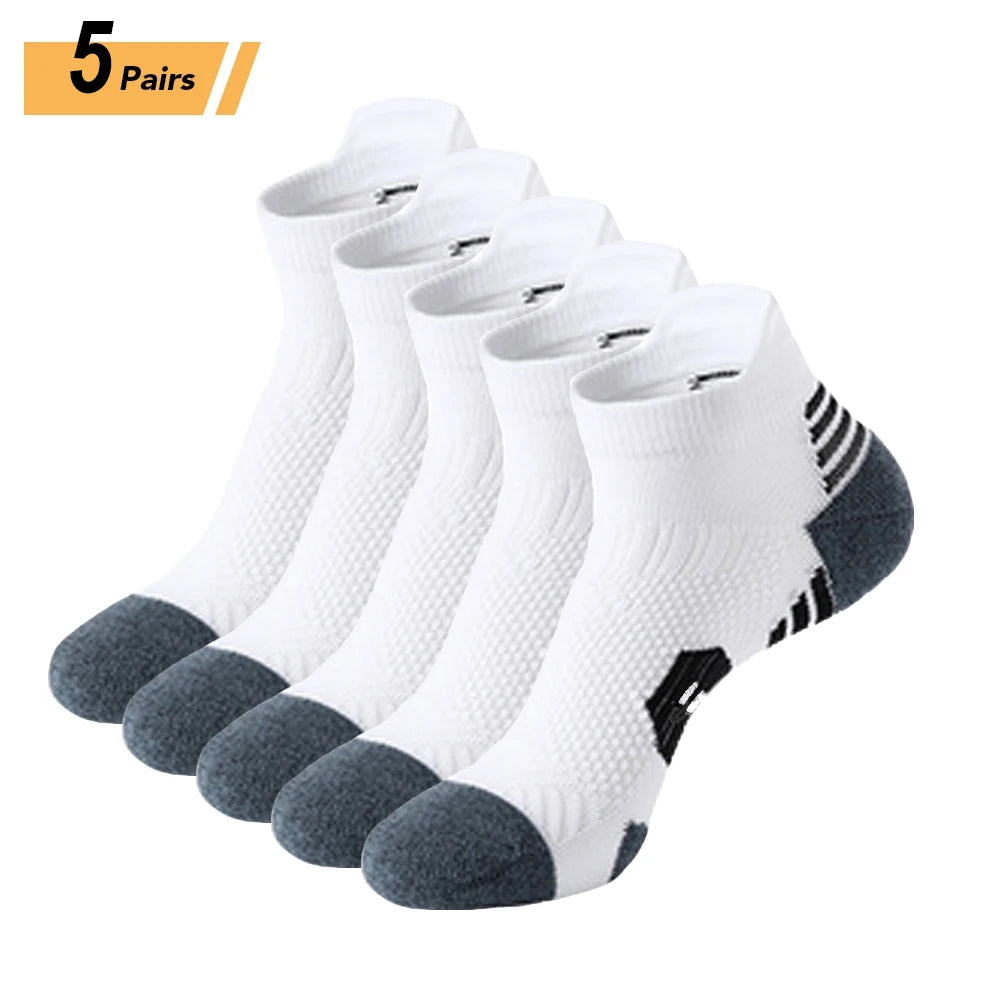 Non-Slip Running Socks – 3 Pairs Quick-Dry Athletic Sports Socks