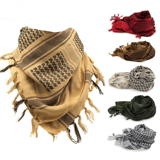 Plaid Scarf – Lightweight Unisex Knit Scarf for Outdoor Wear