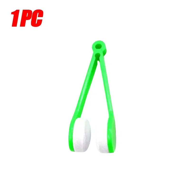 Portable Eyeglass Cleaning Brush – Microfiber Glasses Cleaning Tool