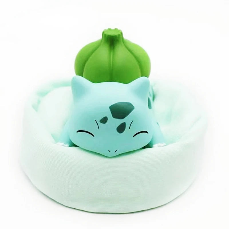 Miniature Animal Figures Set – Sleeping PVC Collectible Models