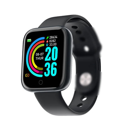 Fitness Smart Watch with Step Tracking and Bluetooth Connectivity