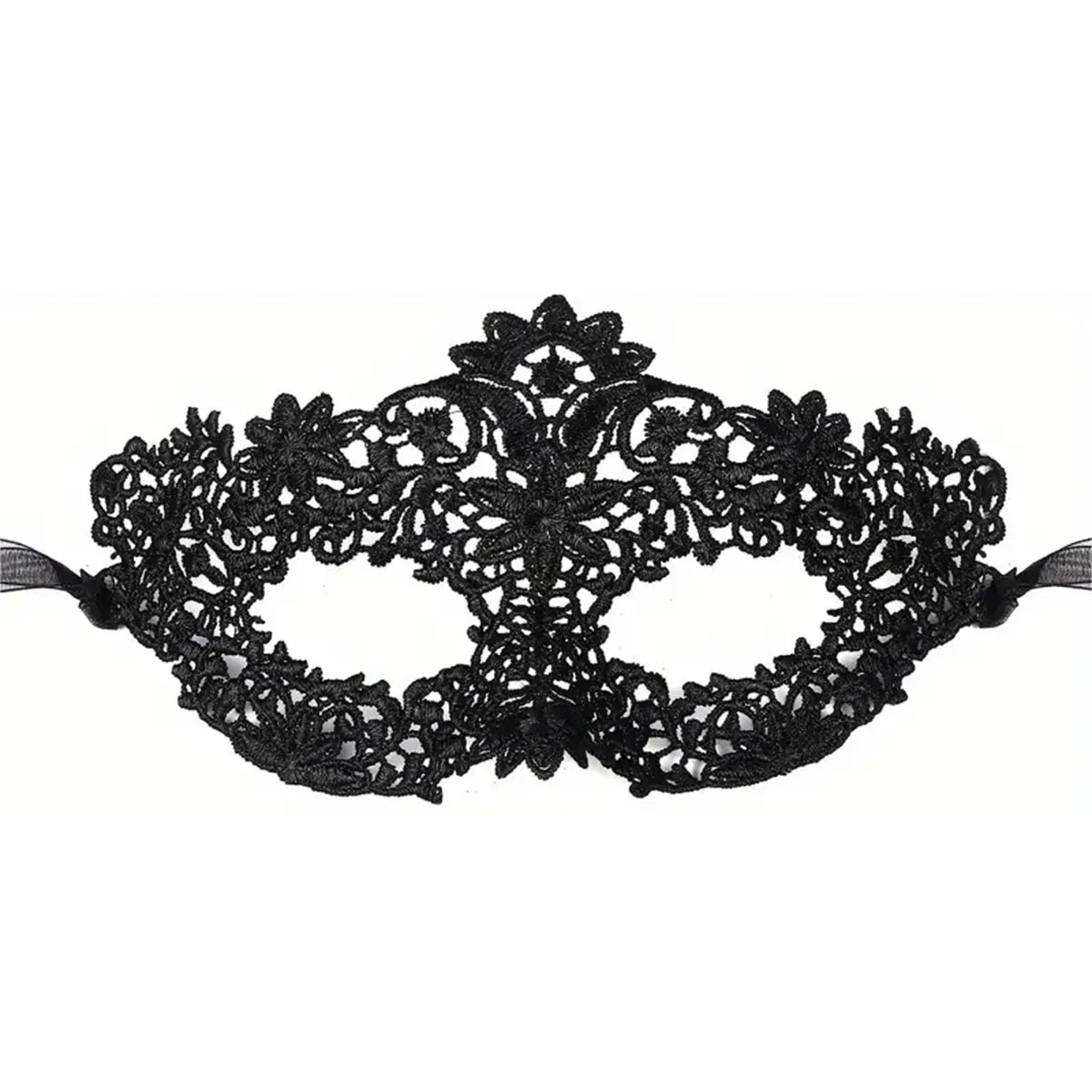 Masquerade Mask Set – Black Lace Couple Masks for Parties