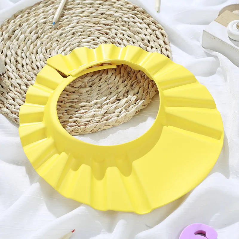 Baby Shower Cap Adjustable Bath Visor for Kids Shampoo Rinse Protection